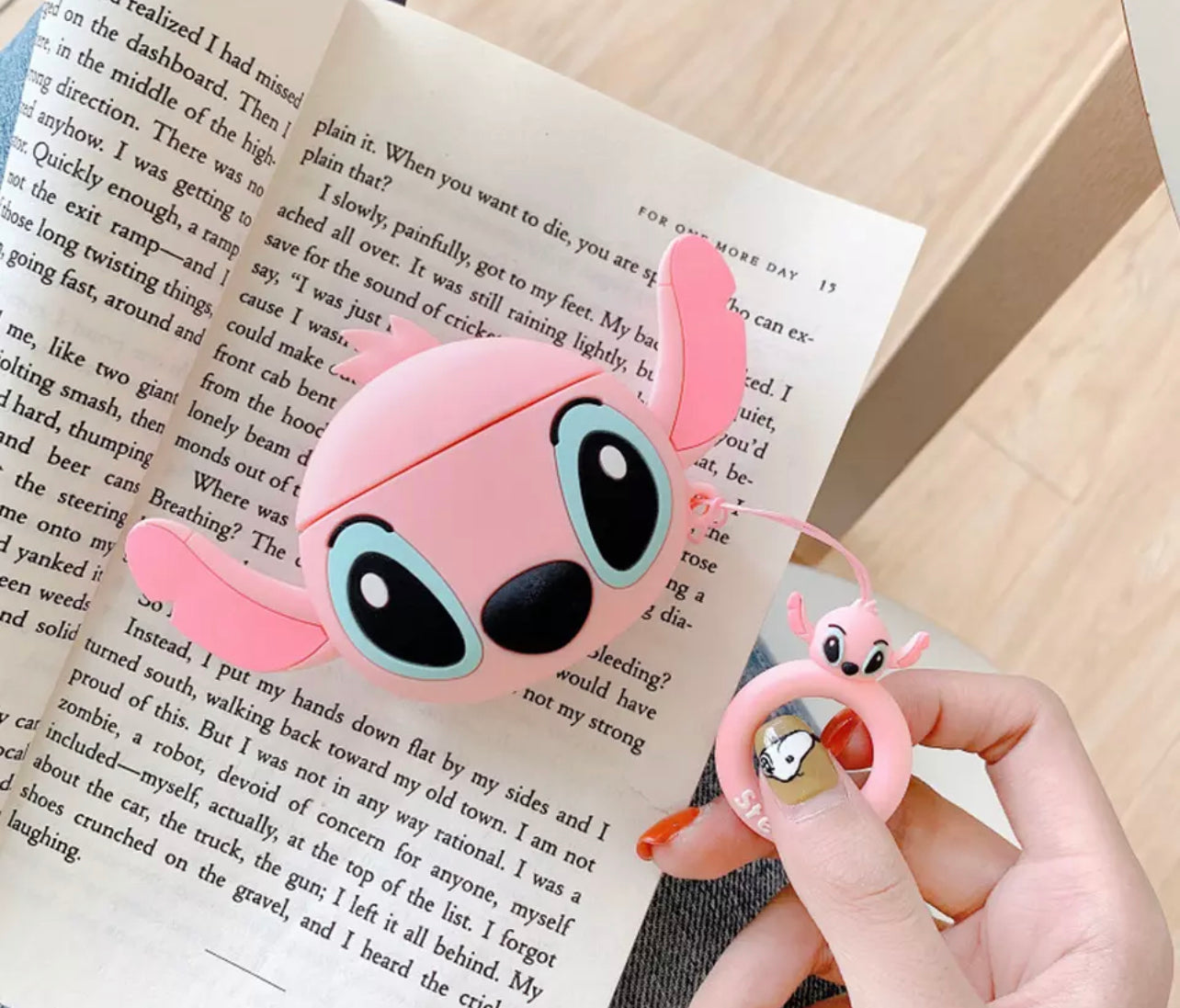 Stitch - כיסוי סטיץ׳ איכותי לאיירפודס iphone case FantasyCaseIL