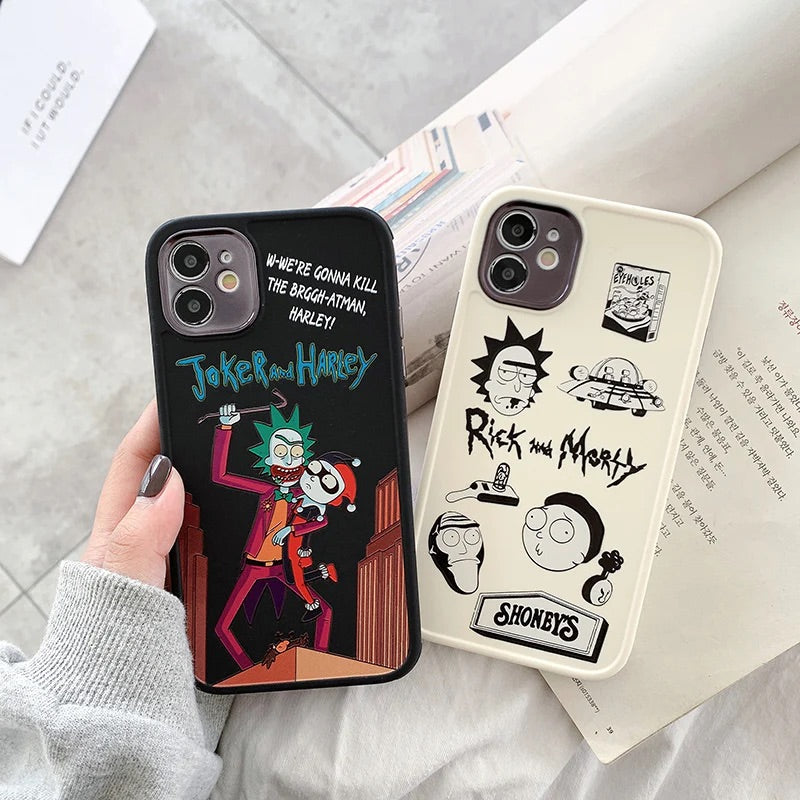 Rick and morty - כיסוי איכותי ומעוצב ריק ומורטי לאייפון iphone case FantasyCaseIL