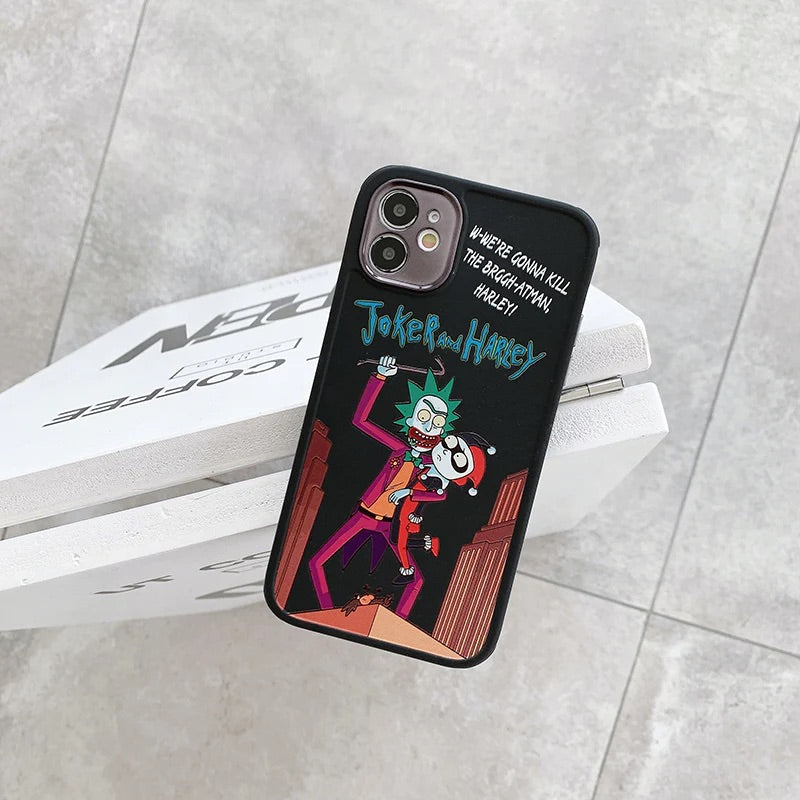 Rick and morty - כיסוי איכותי ומעוצב ריק ומורטי לאייפון iphone case FantasyCaseIL