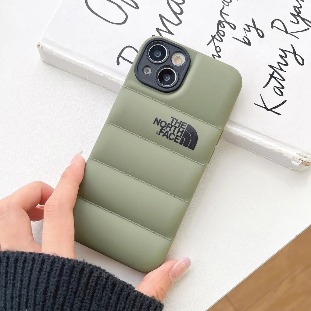 The north face puffer - כיסוי נפוח פאפ איכותי ומעוצב לאייפון iphone case FantasyCaseIL