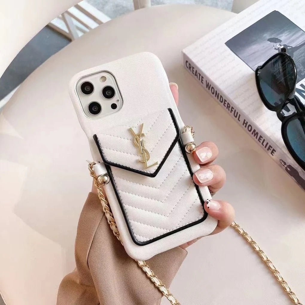 YSL - כיסוי ארנק יוקרתי ואיכותי במיוחד לאייפון iphone case FantasyCaseIL