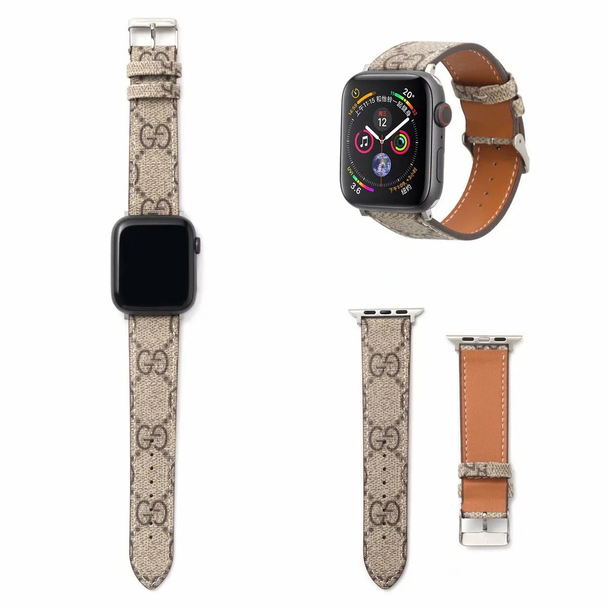 straps louis vuitton & gucci - רצועות יוקרתיות במיוחד לאפל וואטצ׳ iphone case FantasyCaseIL