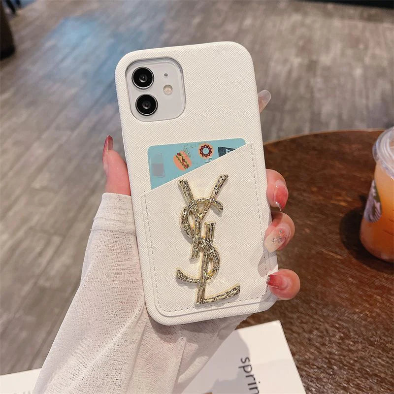 YSL - כיסוי ארנק יוקרתי במיוחד לכל סוגי האייפונים iphone case FantasyCaseIL