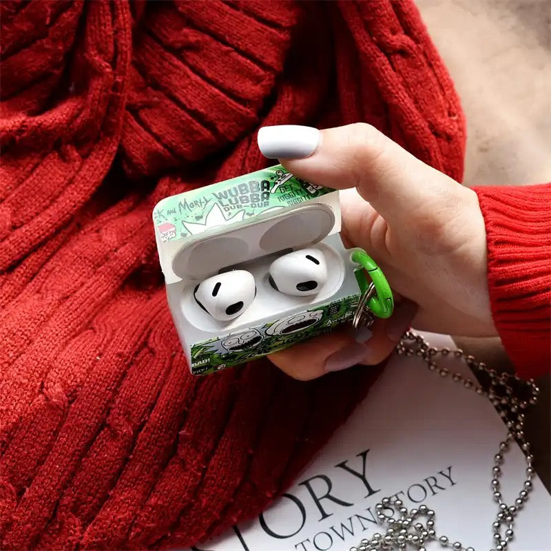 Rick morty - כיסוי איכותי לאיירפודס iphone case FantasyCaseIL