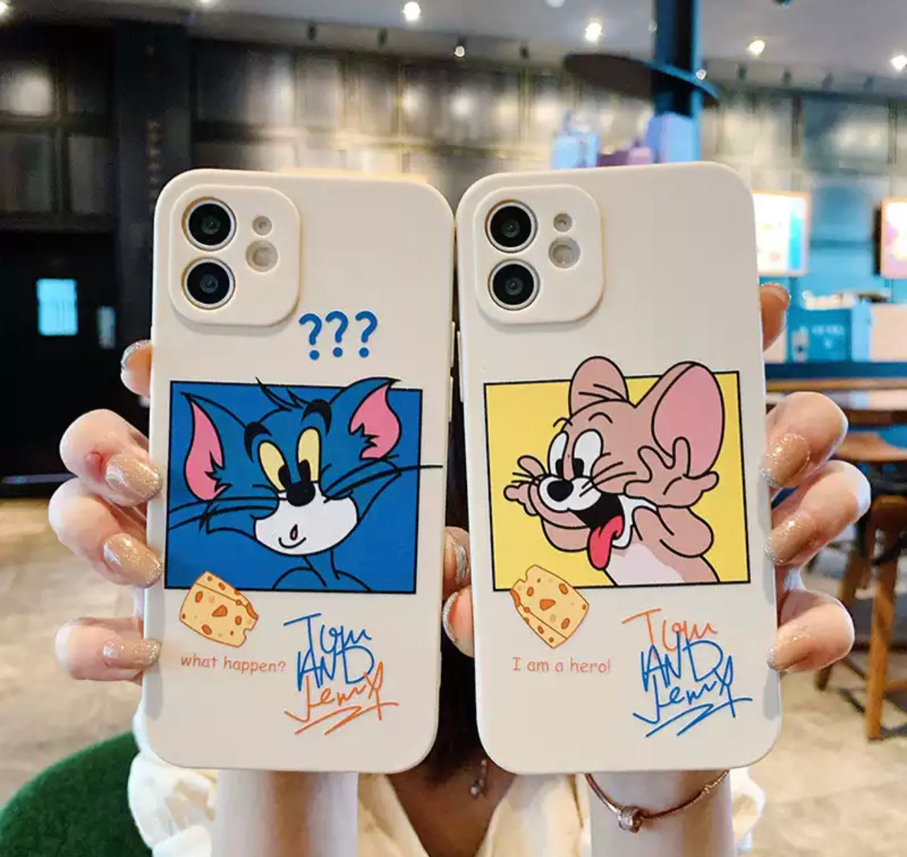 Tom and jerry - כיסוי איכותי מעוצב ומגניב במיוחד לכל סוגי הטלפונים iphone case FantasyCaseIL