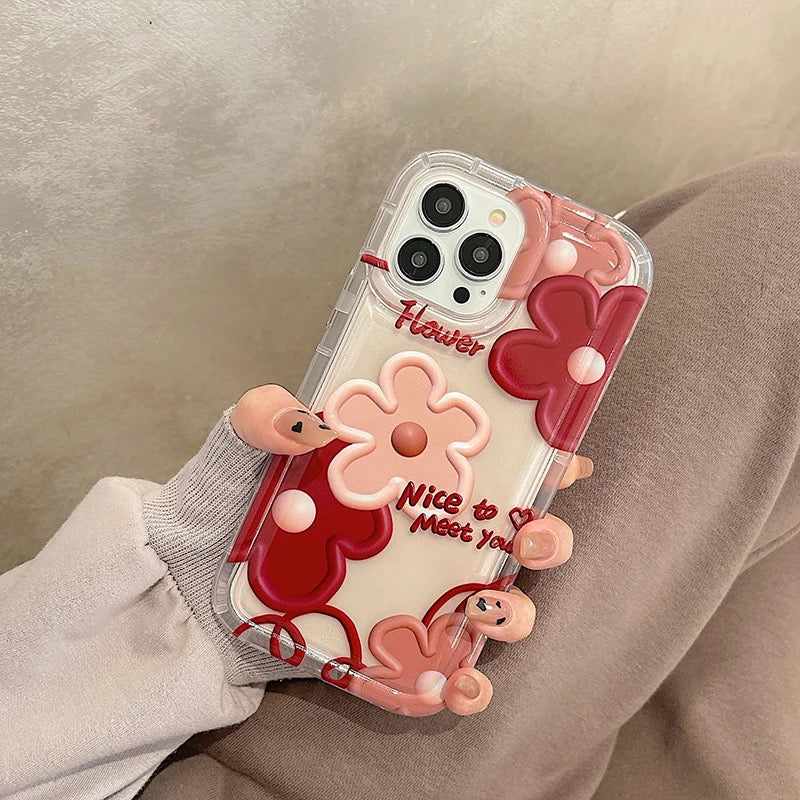 Beautiful flowers case - כיסוי פרחים אופנתי אלגנטי ומעוצב במיוחד לאייפון iphone case FantasyCaseIL