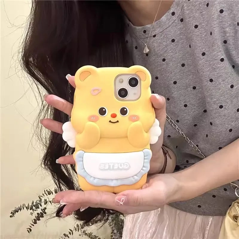 Cute bear case - כיסוי אופנתי איכותי ומעוצב במיוחד לאייפון