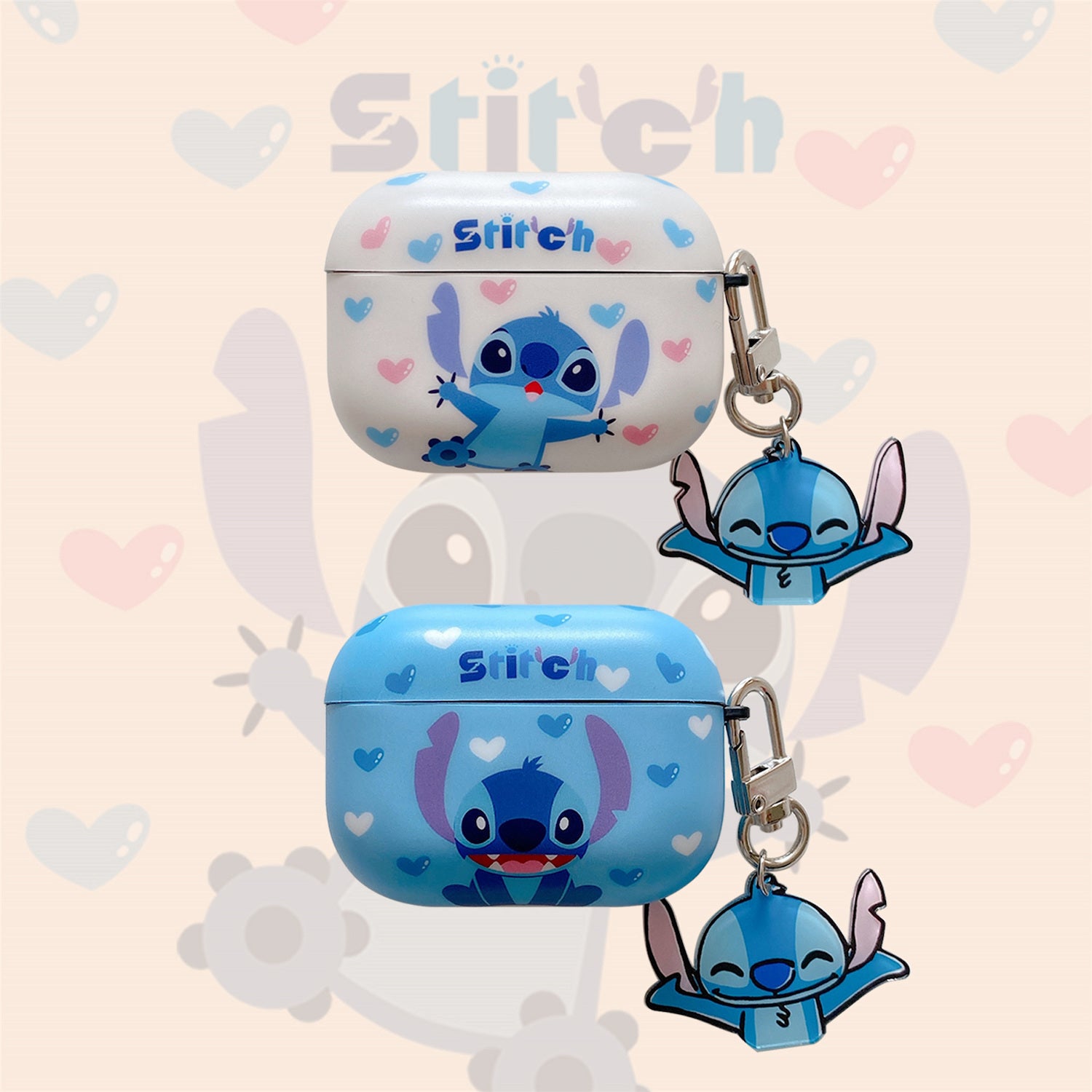 Stitch - כיסוי אופנתי איכותי סופר חמוד ומיוחד לאיירפודס iphone case FantasyCaseIL