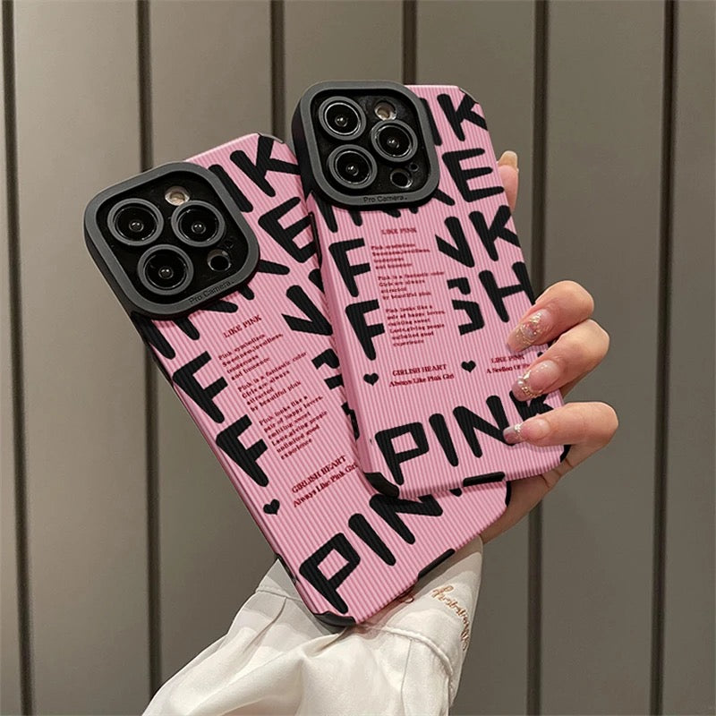 Fashion pink case - כיסוי אופנתי אסתטי בעיצוב מושלם לאייפון iphone case FantasyCaseIL