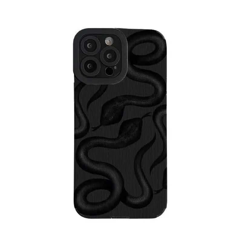 Black Snake case - כיסוי אופנתי מעוצב ומיוחד לאייפון iphone case FantasyCaseIL