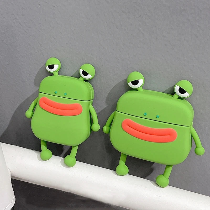 Frog case - כיסוי צפרדע חמוד מעוצב ואיכותי לאיירפודס iphone case FantasyCaseIL