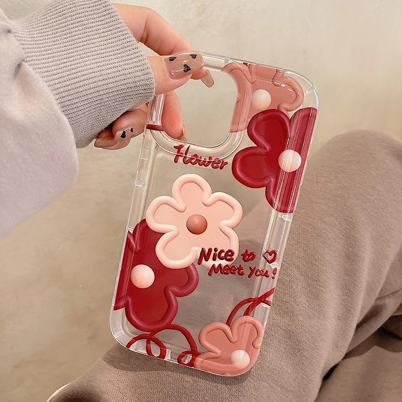 Beautiful flowers case - כיסוי פרחים אופנתי אלגנטי ומעוצב במיוחד לאייפון iphone case FantasyCaseIL