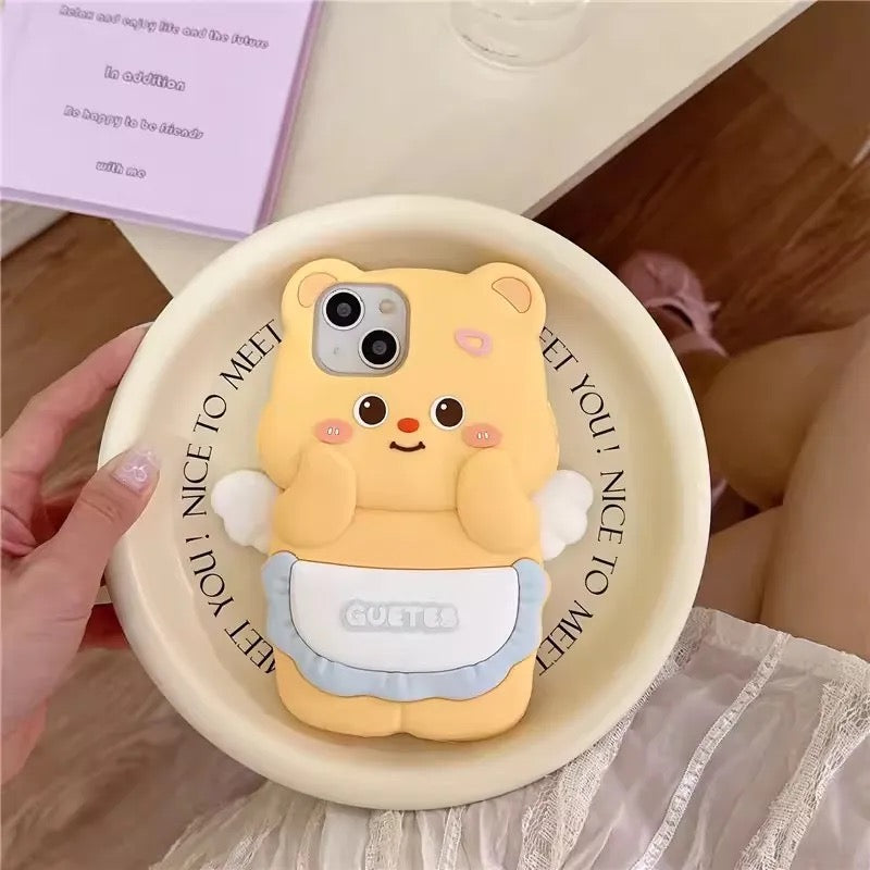 Cute bear case - כיסוי אופנתי איכותי ומעוצב במיוחד לאייפון