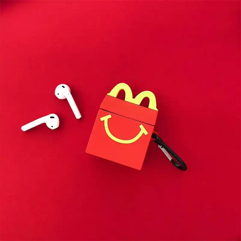 Mcdonalds - כיסוי איכותי ומעוצב מסיליקון לאיירפודס iphone case FantasyCaseIL