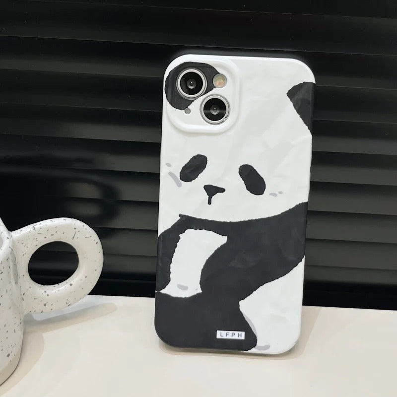 Cute panda case - כיסוי פנדה חמוד מעוצב ואופנתי במיוחד לאייפון iphone case FantasyCaseIL