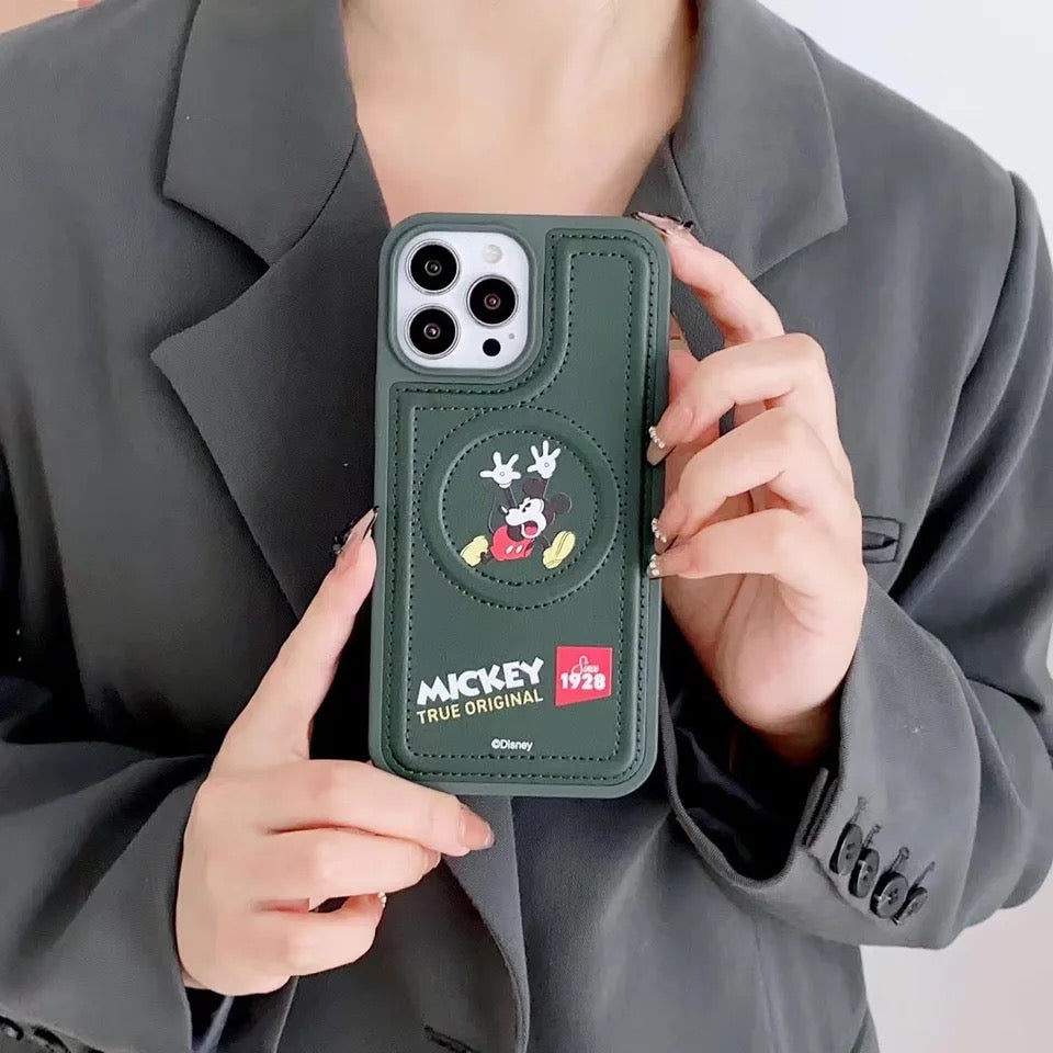 Mickey mouse MagSafe - כיסוי אופנתי איכותי ומיוחד לאייפון