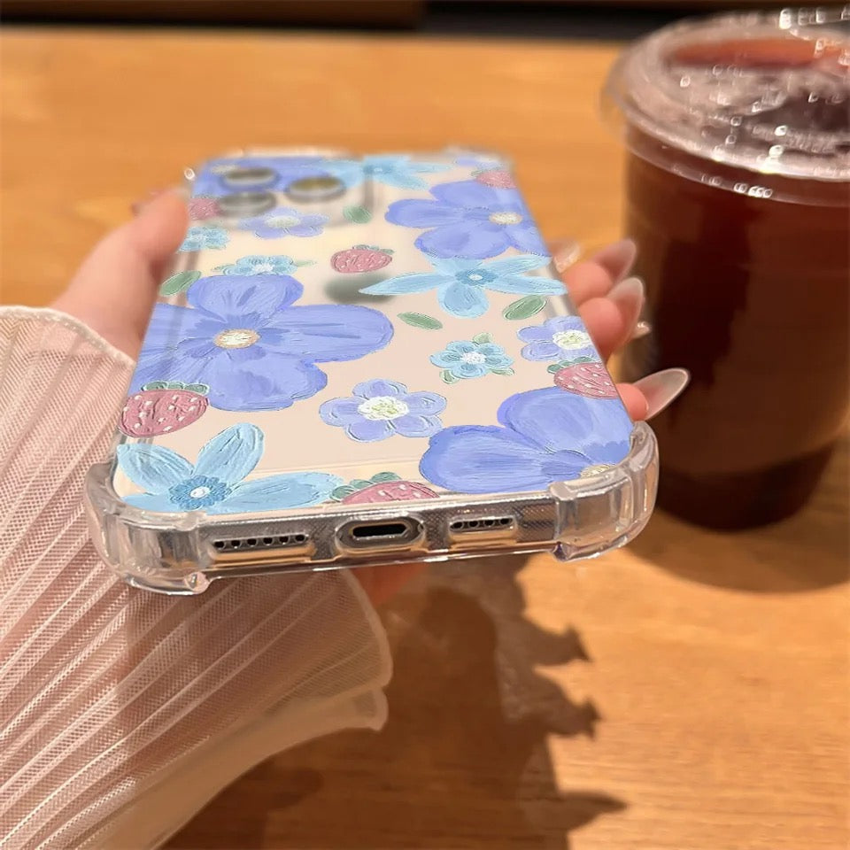 Beautiful flowers case - כיסוי בעיצוב פרחים סופר אופנתי לאייפון