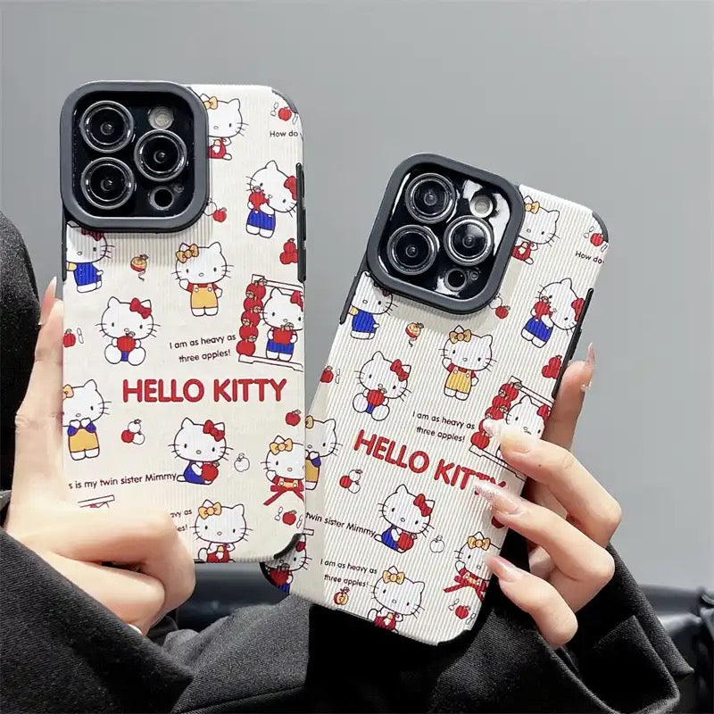 Hello kitty - כיסוי איכותי אופנתי וסופר חמוד לאייפון