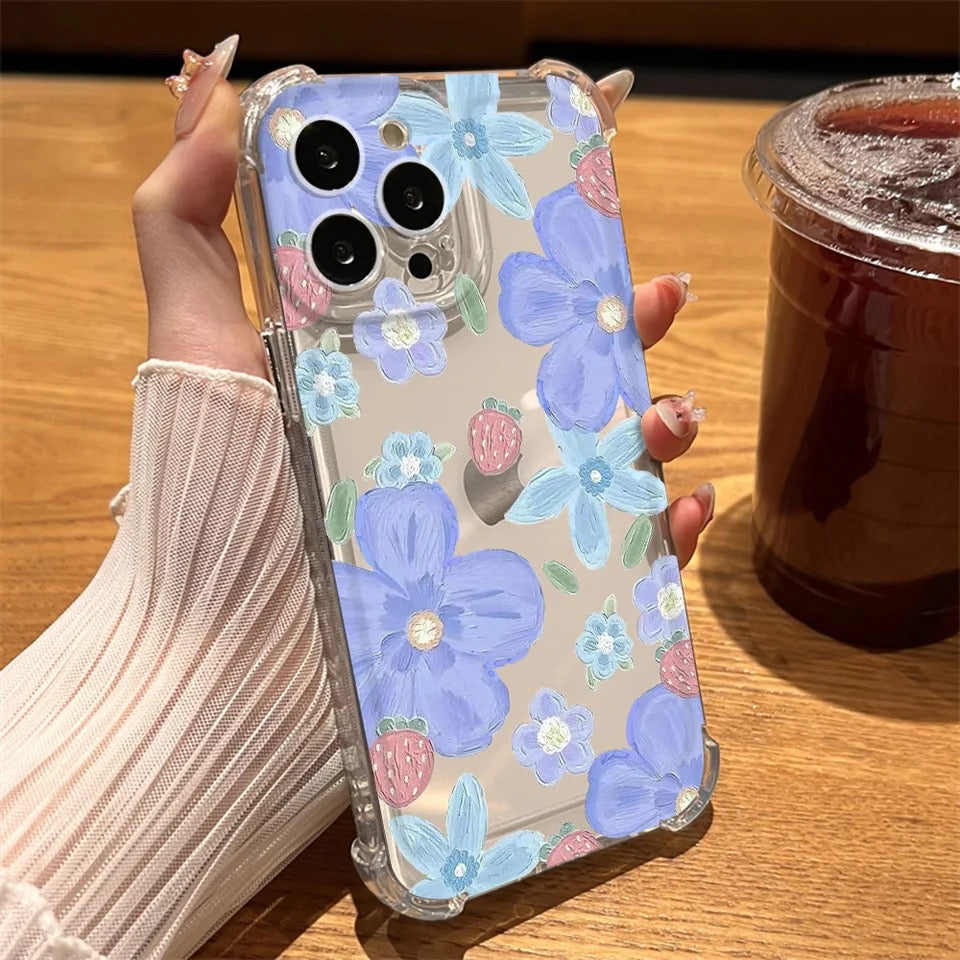 Beautiful flowers case - כיסוי בעיצוב פרחים סופר אופנתי לאייפון