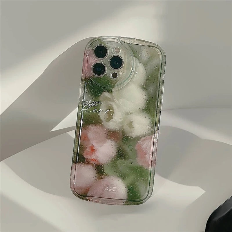 Beautiful aesthetic flowers case - כיסוי פרחים אופנתיים יוקרתיים ואסתטיים במיוחד לאייפון iphone case FantasyCaseIL