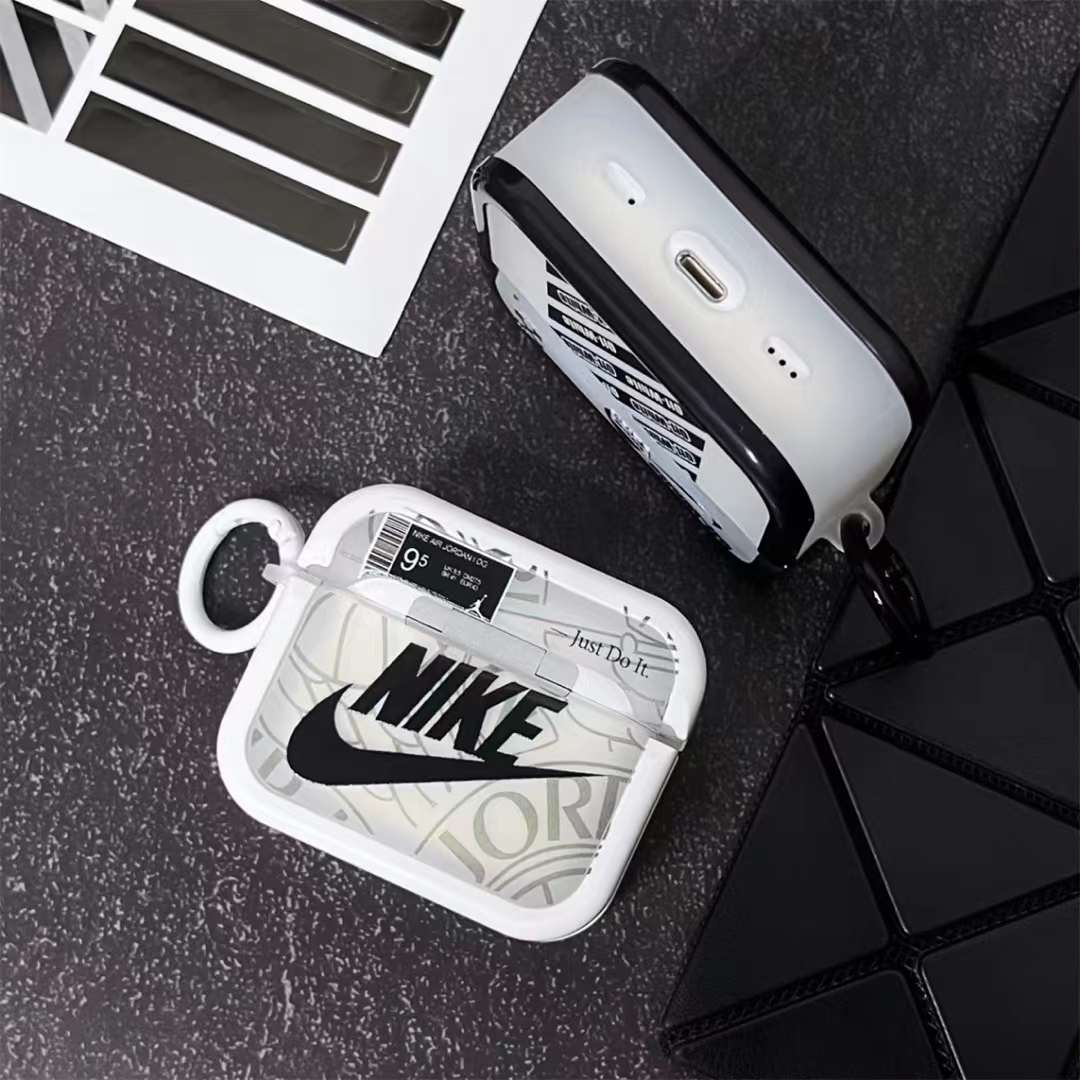 Nike & off white - כיסוי אופנתי יוקרתי בעיצוב מיוחד לאיירפודס