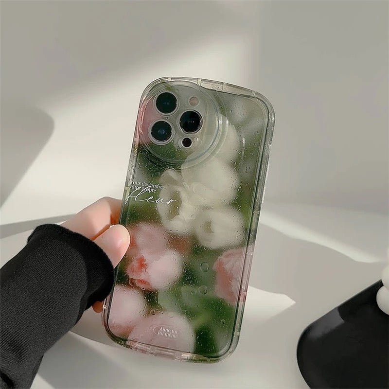 Beautiful aesthetic flowers case - כיסוי פרחים אופנתיים יוקרתיים ואסתטיים במיוחד לאייפון iphone case FantasyCaseIL