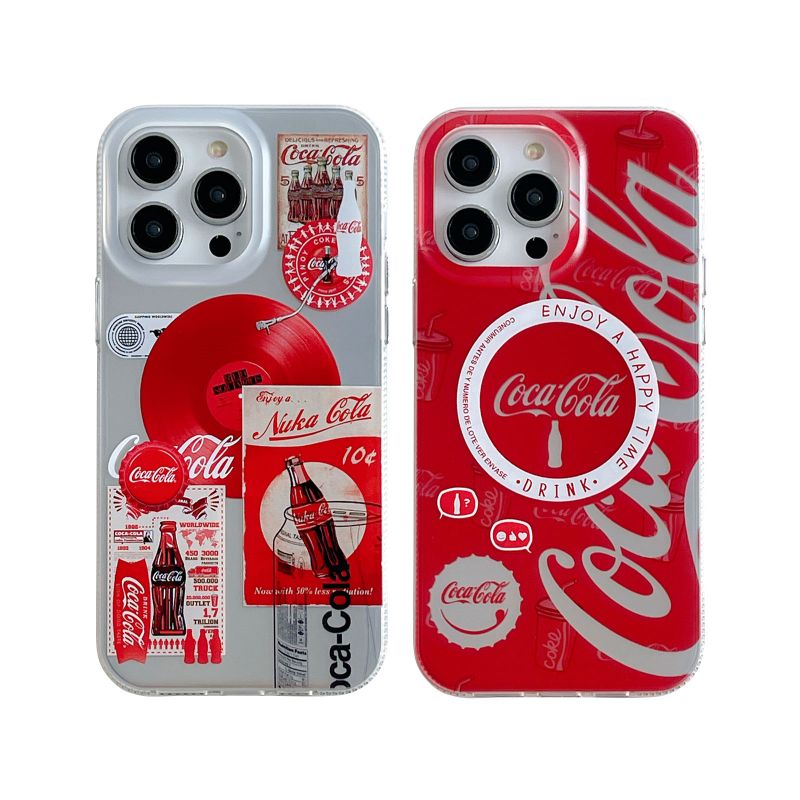 Coca cola MagSafe - כיסוי אופנתי מגה סייף יוקרתי לאייפון iphone case FantasyCaseIL