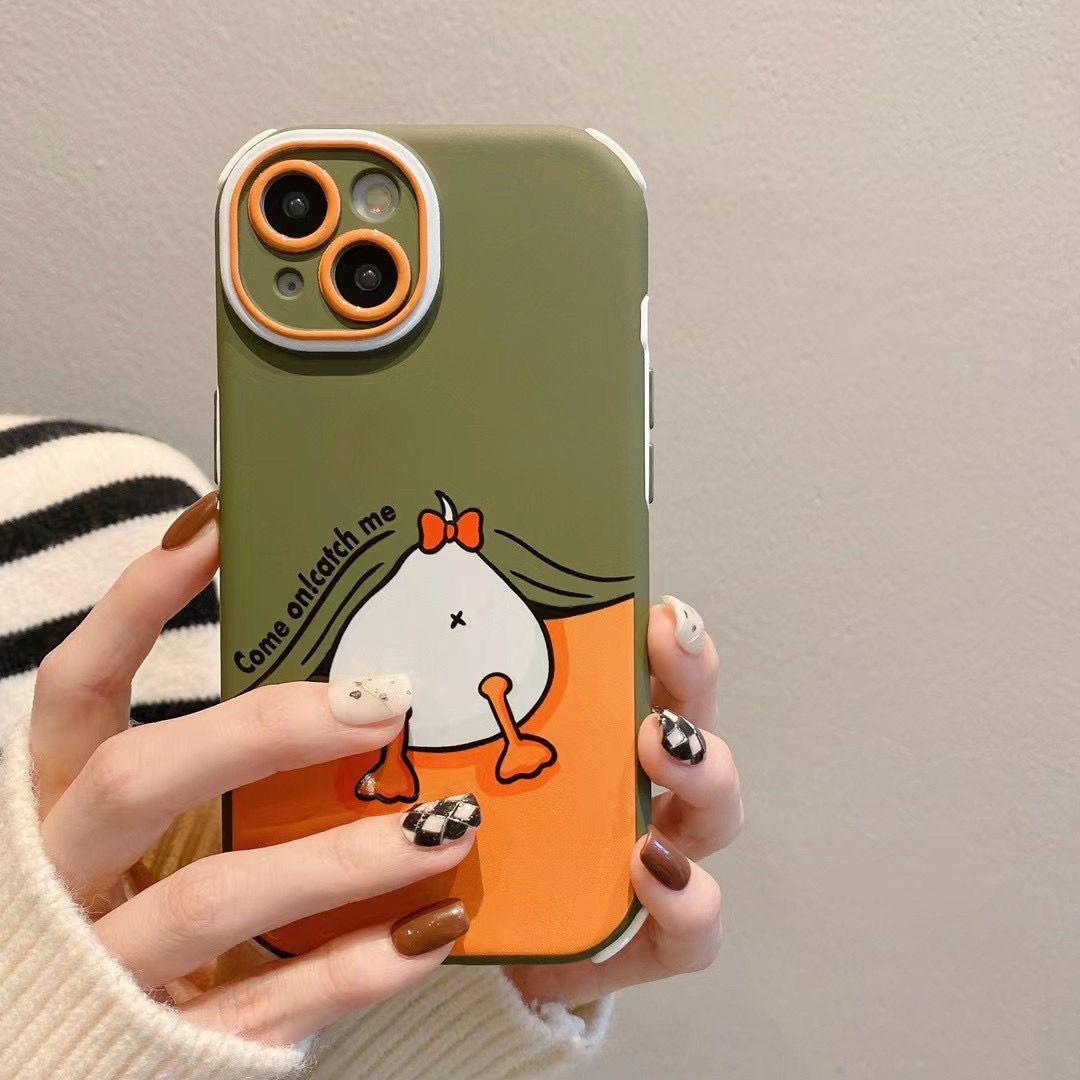 Cute duck case - כיסוי ברווז איכותי מגניב וחמוד במיוחד לכל סוגי הטלפונים iphone case FantasyCaseIL