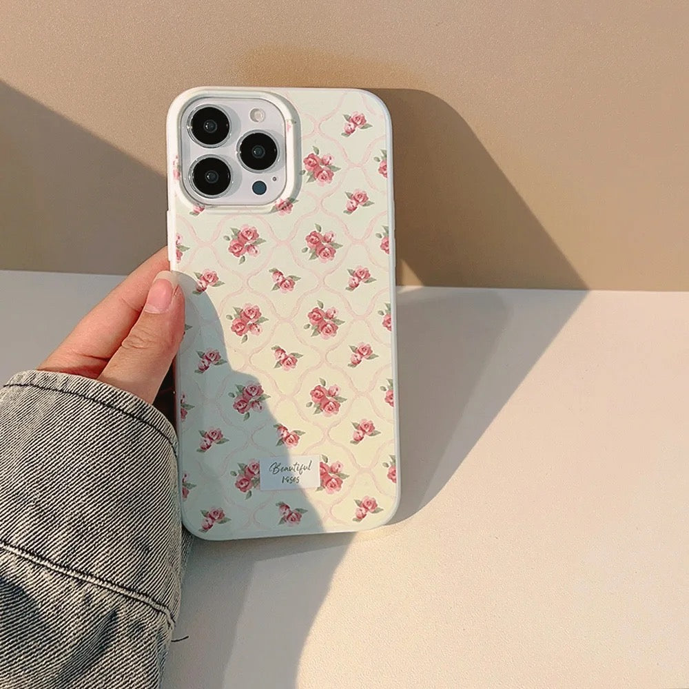 Beautiful flowers case - כיסוי פרחים אופנתי אלגנטי ומעוצב במיוחד לאייפון iphone case FantasyCaseIL