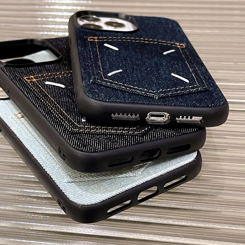 Wallet Jeans case - כיסוי סופר איכותי בעיצוב ג׳ינס מושלם לאייפון