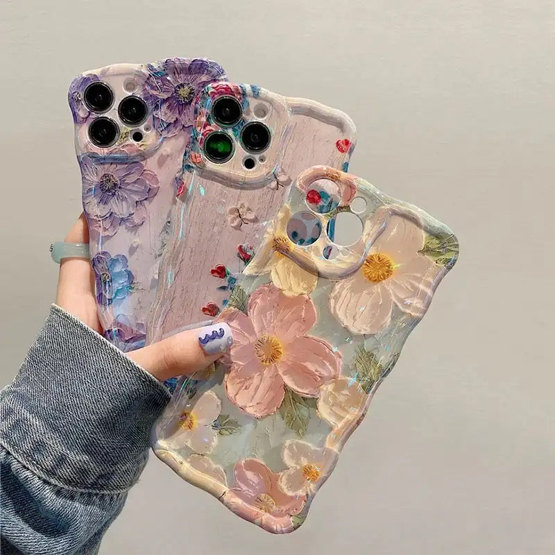 Beautiful aesthetic flowers case - כיסוי פרחים אופנתיים יוקרתיים ואסתטיים במיוחד לאייפון iphone case FantasyCaseIL