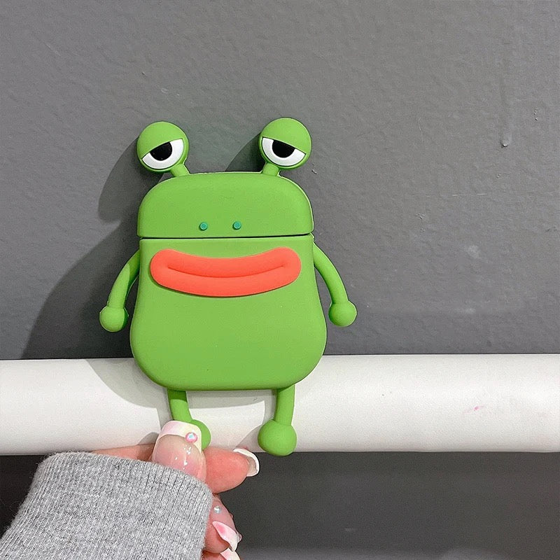 Frog case - כיסוי צפרדע חמוד מעוצב ואיכותי לאיירפודס iphone case FantasyCaseIL