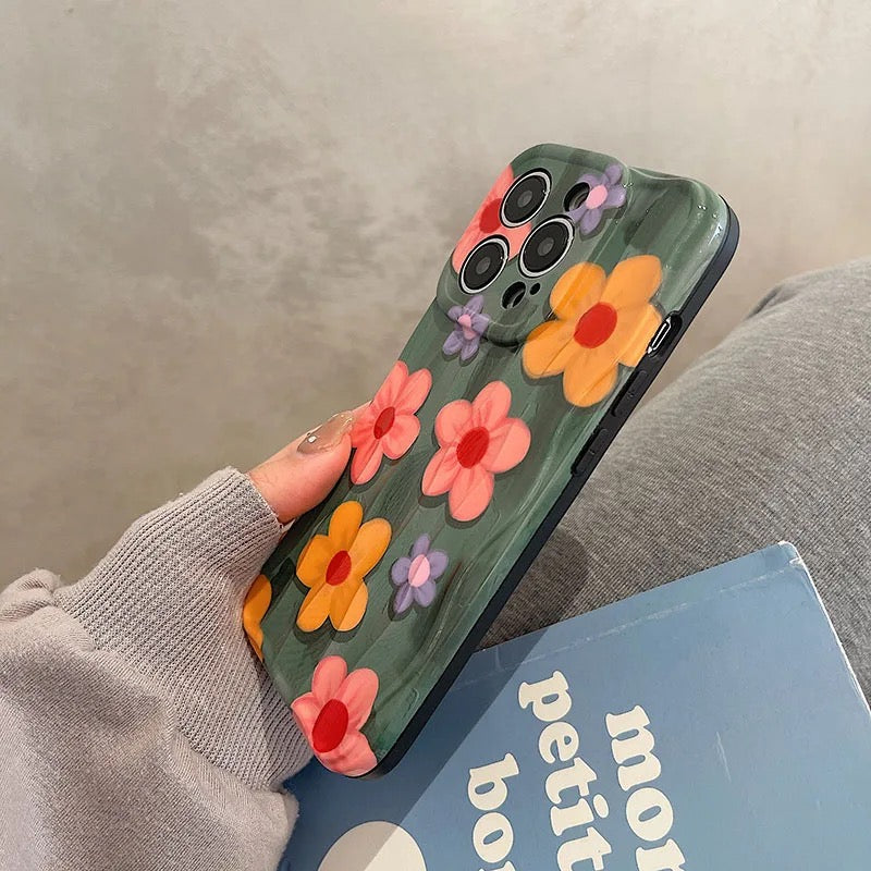 Beautiful aesthetic flowers case - כיסוי פרחים אופנתיים יוקרתיים ואסתטיים במיוחד לאייפון iphone case FantasyCaseIL