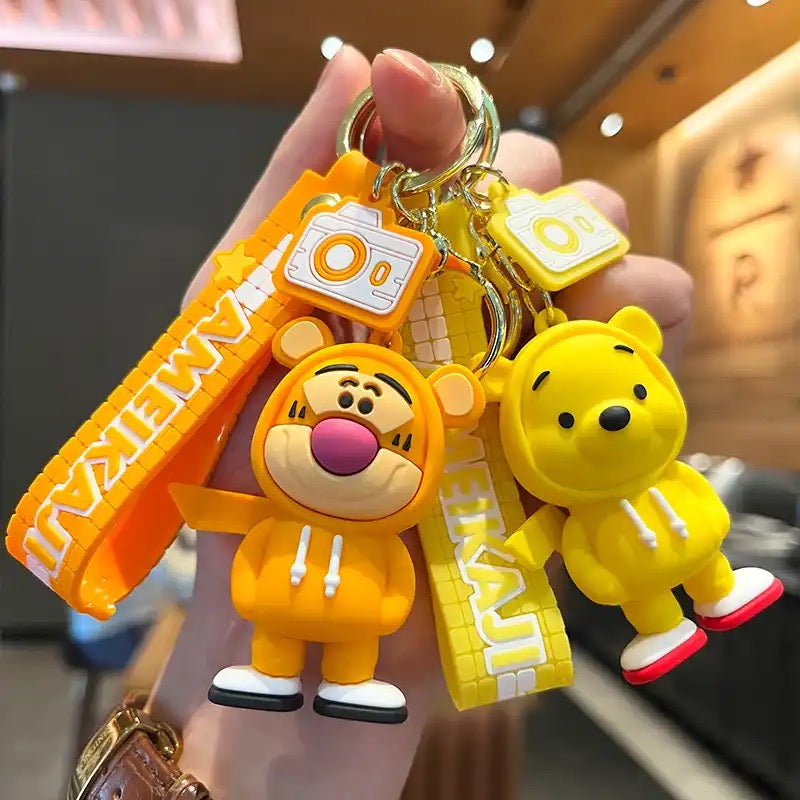 Winnie the pooh key chain - מחזיק מפתחות איכותי וסופר אופנתי