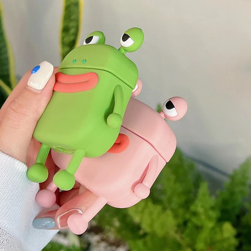 Frog case - כיסוי צפרדע חמוד מעוצב ואיכותי לאיירפודס iphone case FantasyCaseIL