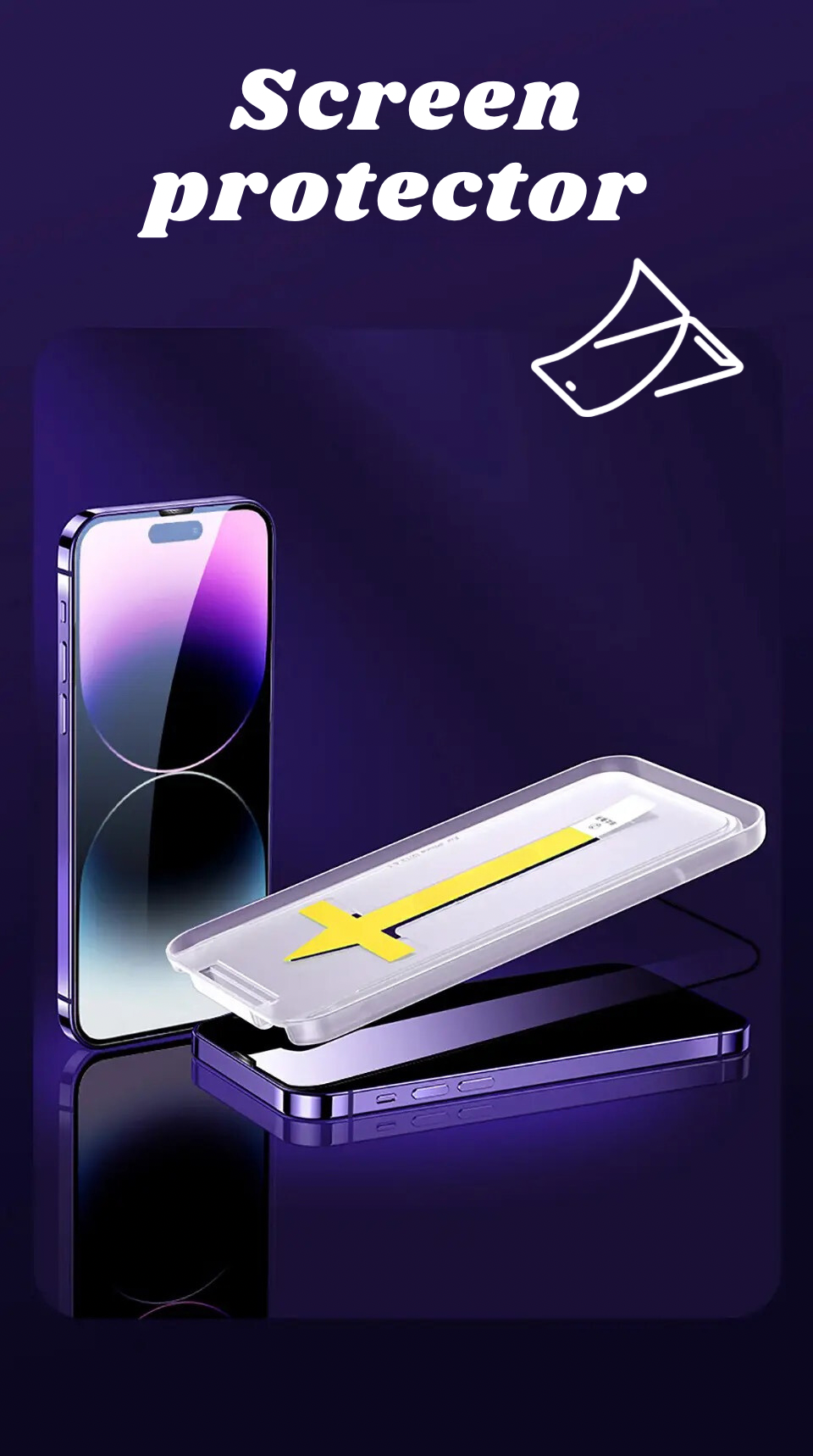 Iphone screen protector - מגן מסך איכותי ועמיד במיוחד לאייפון