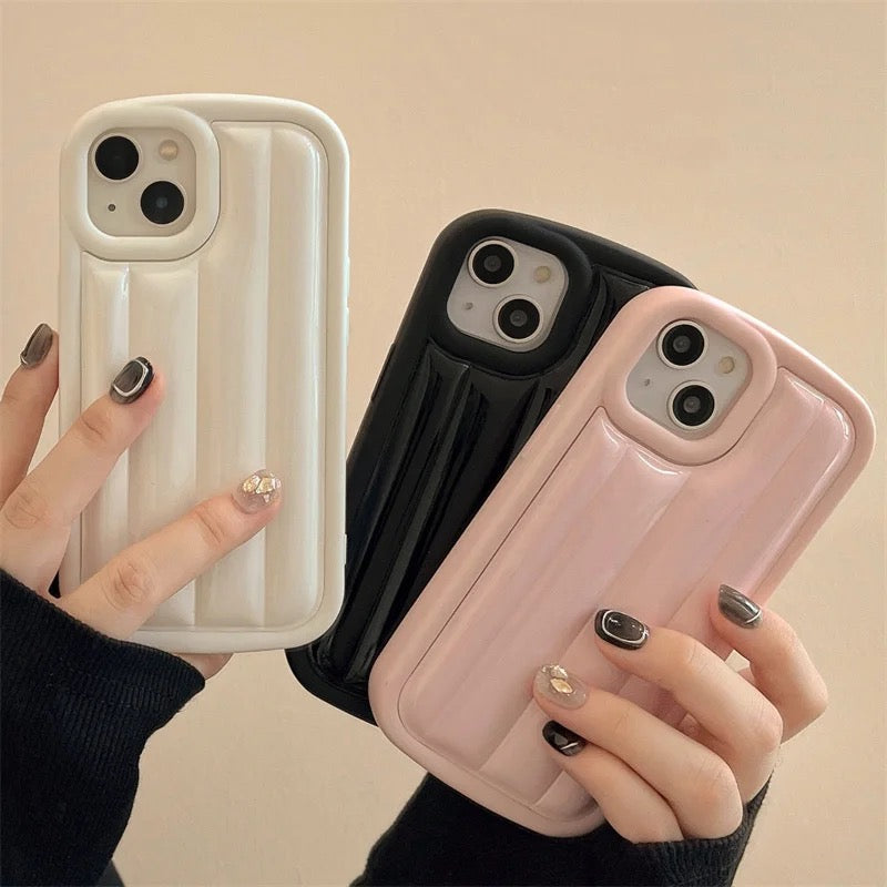 Fashion puffer case - כיסוי אופנתי בעיצוב יפייפה לאייפון iphone case FantasyCaseIL