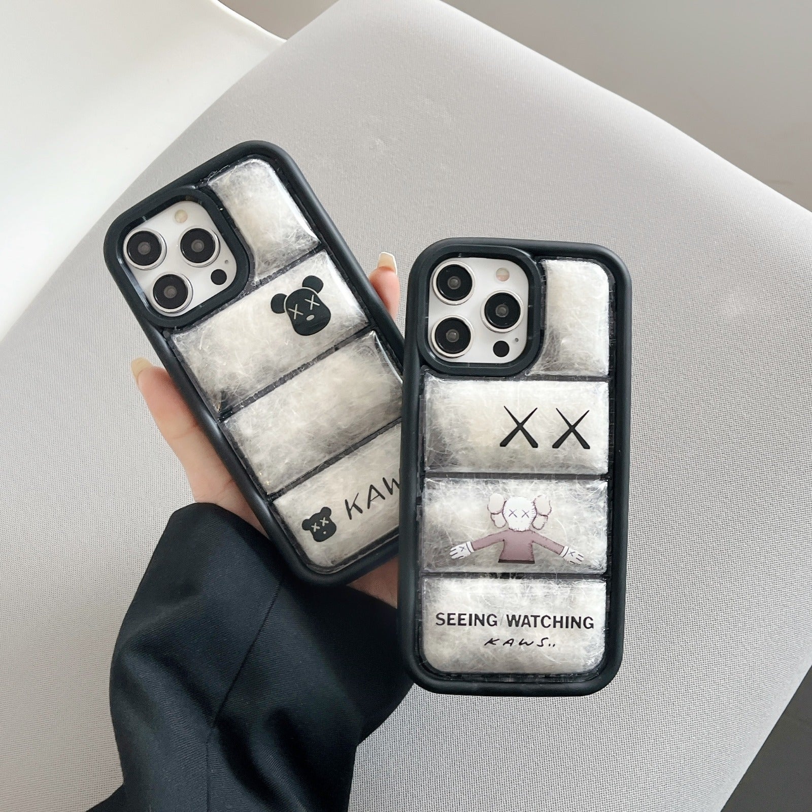 Kaws puffer case - כיסוי יוקרתי נפוח וסופר אופנתי לאייפון iphone case FantasyCaseIL