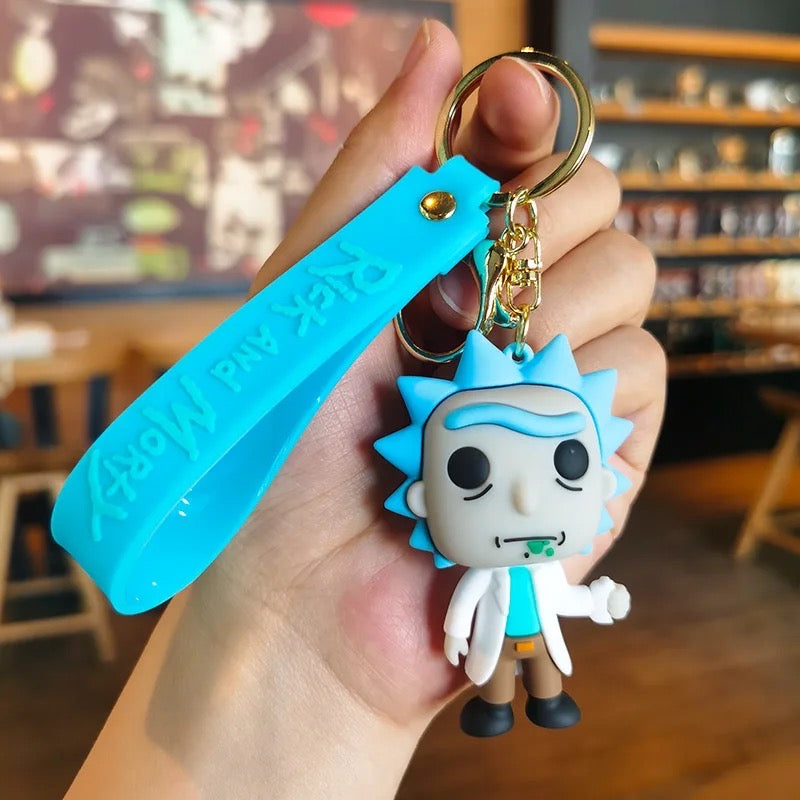 Rick & morty key chain - מחזיק מפתחות  איכותי ואופנתי במיוחד