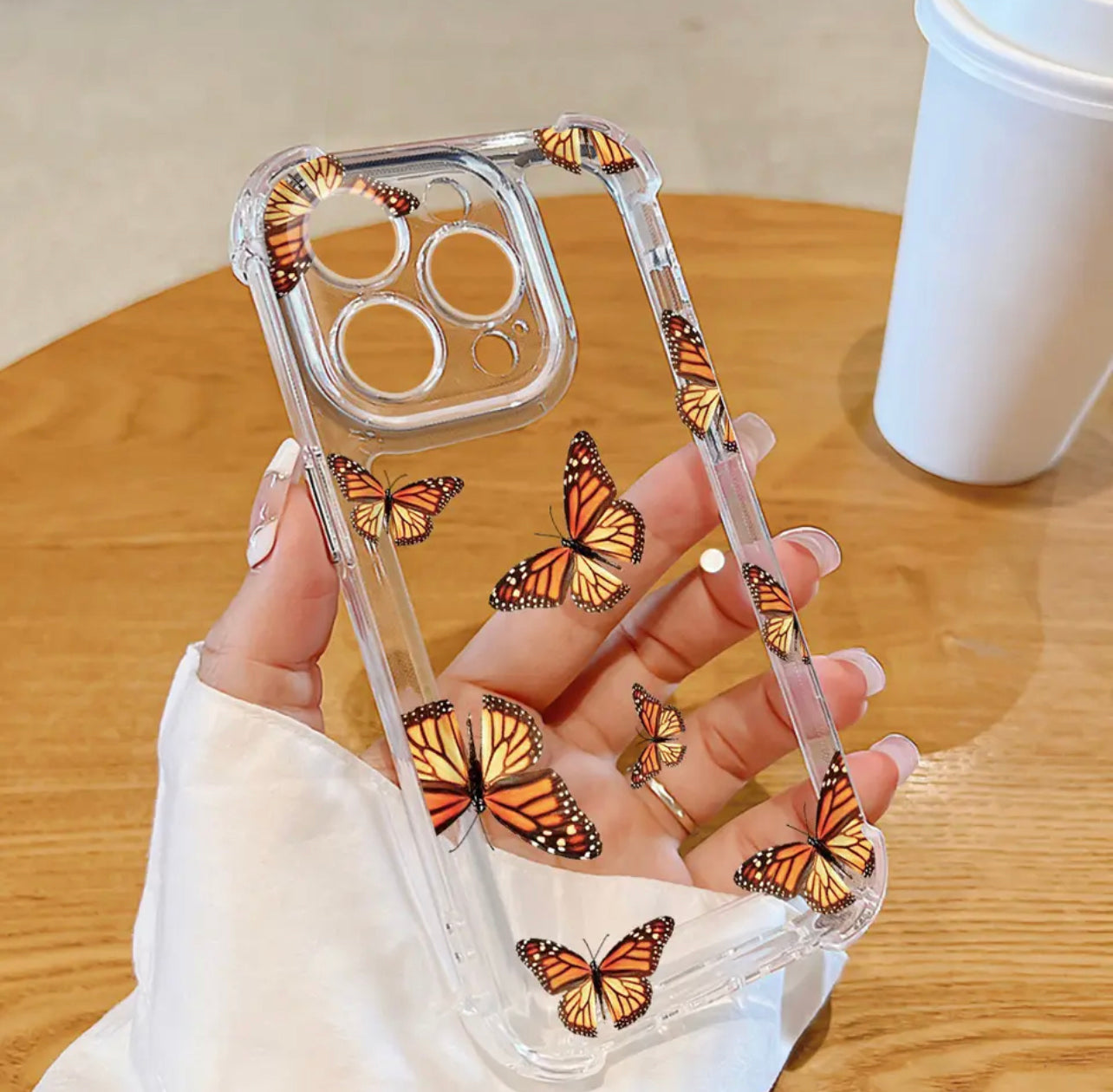 Beautiful Butterfly case - כיסוי פרפר חמוד אופנתי ומעוצב במיוחד לאייפון