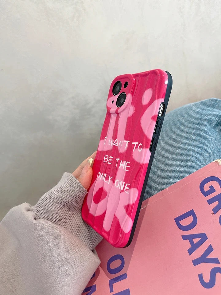 Fashion pink case - כיסוי אופנתי אסתטי בעיצוב מושלם לאייפון iphone case FantasyCaseIL