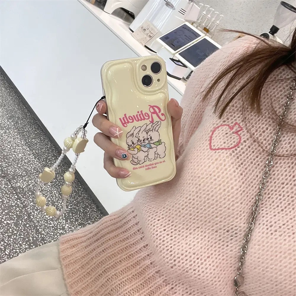 Cute bunnies case - כיסוי ארנבים אופנתי וחמוד במיוחד לאייפון iphone case FantasyCaseIL