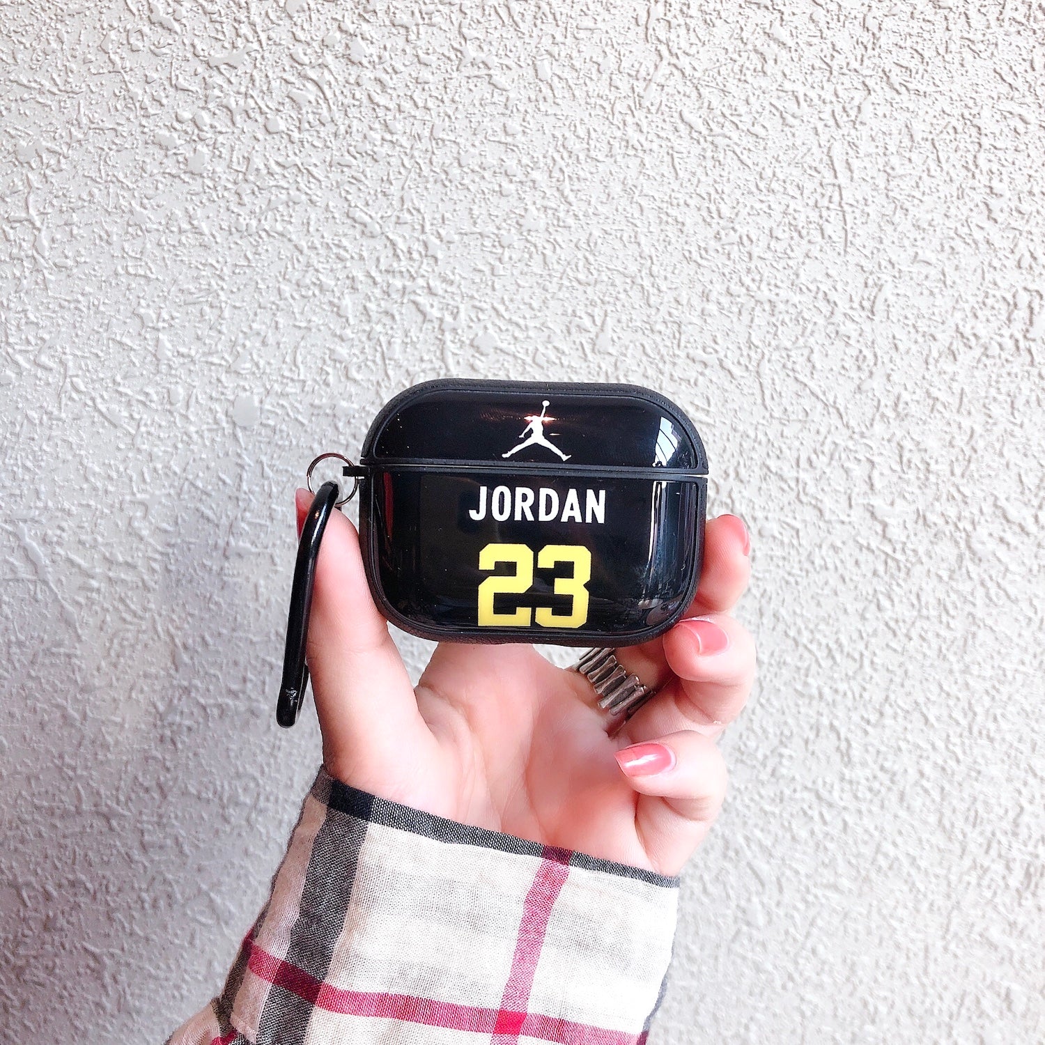 Jordan 23 - כיסוי מבריק יוקרתי ואופנתי לאיירפודס