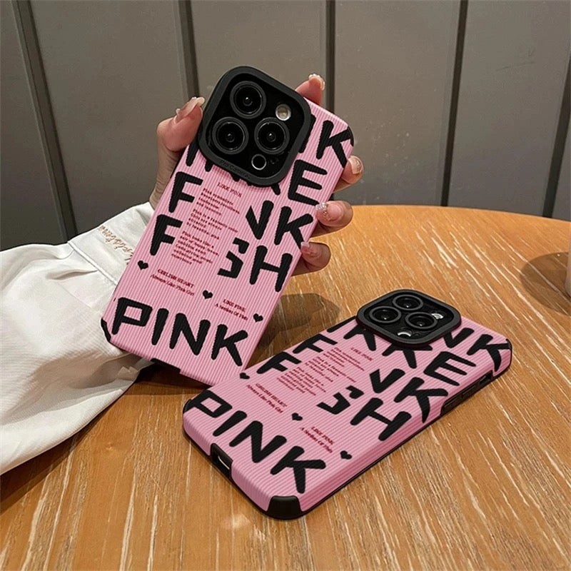 Fashion pink case - כיסוי אופנתי אסתטי בעיצוב מושלם לאייפון iphone case FantasyCaseIL