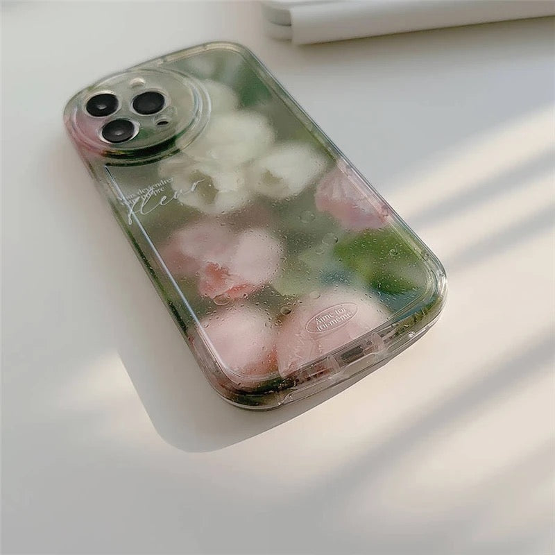 Beautiful aesthetic flowers case - כיסוי פרחים אופנתיים יוקרתיים ואסתטיים במיוחד לאייפון iphone case FantasyCaseIL