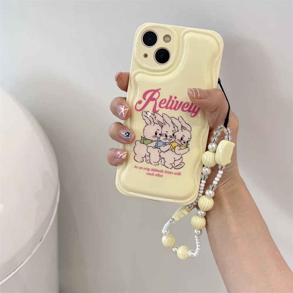 Cute bunnies case - כיסוי ארנבים אופנתי וחמוד במיוחד לאייפון iphone case FantasyCaseIL