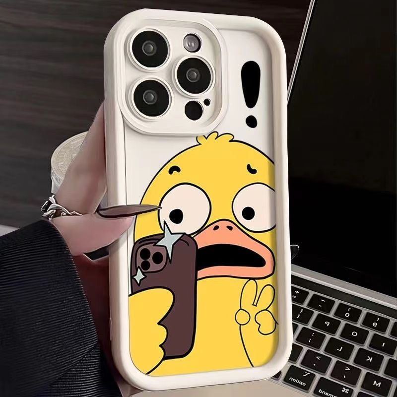 Selfie duck case - כיסוי אופנתי וחמוד בעיצוב מגניב לאייפון