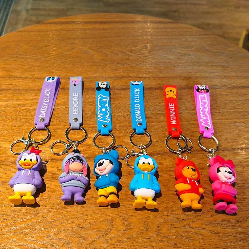 Mickey mouse & winnie pooh & donald duck key chain - מחזיק מפתחות סופר אופנתי ואיכותי במיוחד