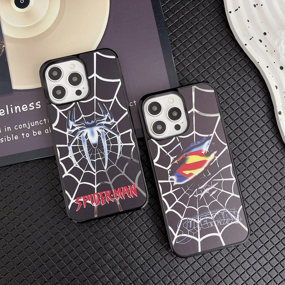 spiderman & superman magsafe case - כיסוי אופנתי יוקרתי ומעוצב במיוחד לאייפון