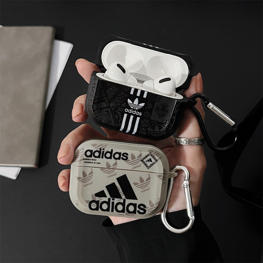 Adidas air pods case - כיסוי יוקרתי איכותי ומעוצב במיוחד לאיירפודס